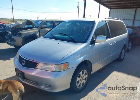 2003 Honda Odyssey Ex-L z USA, uszkodzony, nr VIN 5FNRL18933B076549